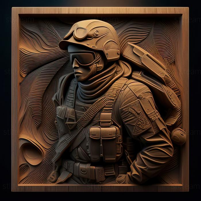 3D модель Солдат Святого Джо Джо (STL)